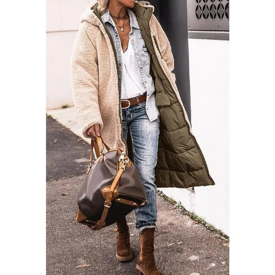 EB | Warme Damen Winterjacke mit Weicher Fütterung