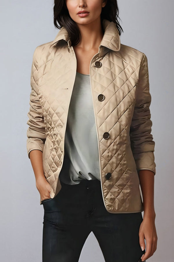 EB | Baumwollmix Slim Fit Jacke für Herbst und Winter