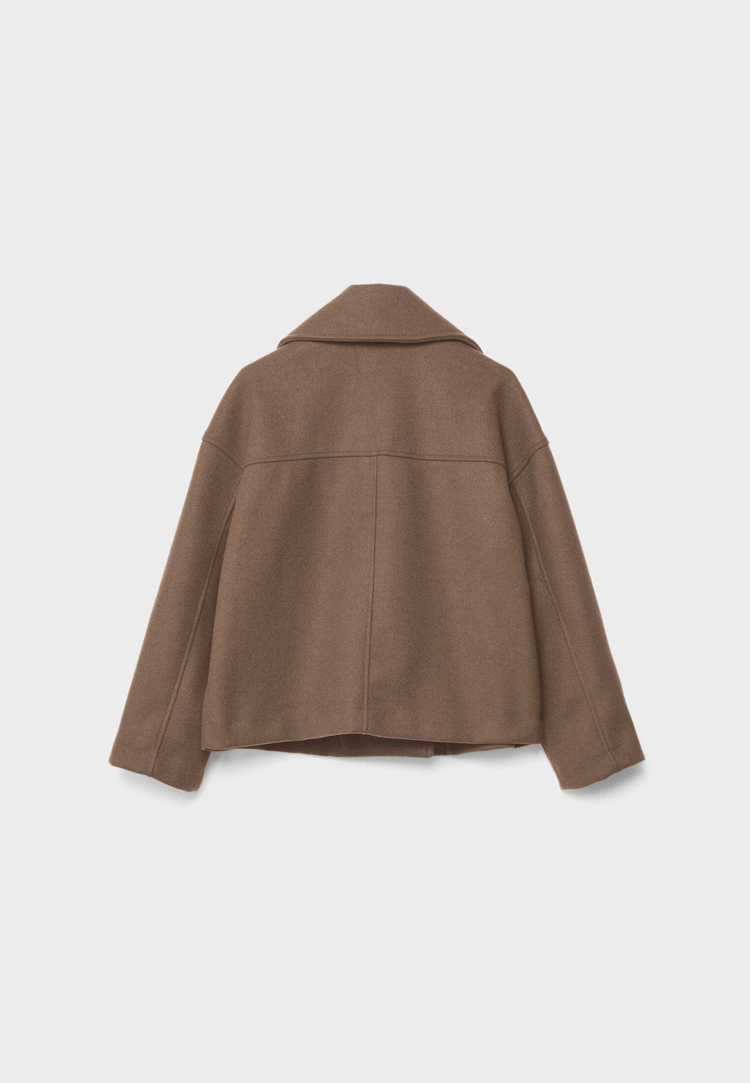 EB | Damen Kurzer Mantel Oversize Herbst Übergang