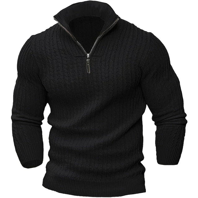 EB | Trendiger Pullover mit Reißverschluss für Männer