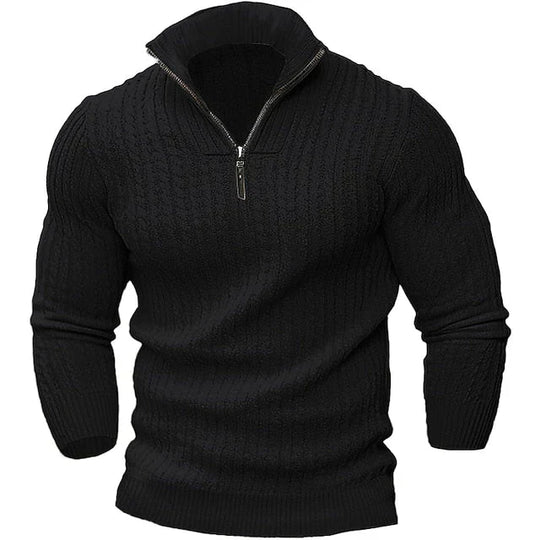 EB | Trendiger Pullover mit Reißverschluss für Männer
