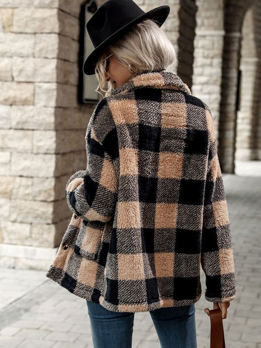 EB | Flanelljacke mit Knöpfen - Bequeme & Stilvolle Damenoberbekleidung