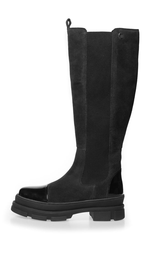 EB | Elegante Lederknie Stiefel