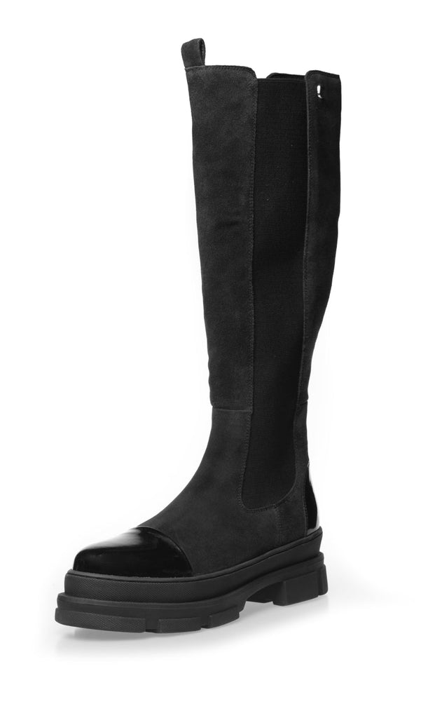 EB | Elegante Lederknie Stiefel