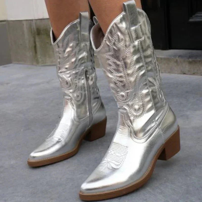 EB | Kühne Metallische Stiefel