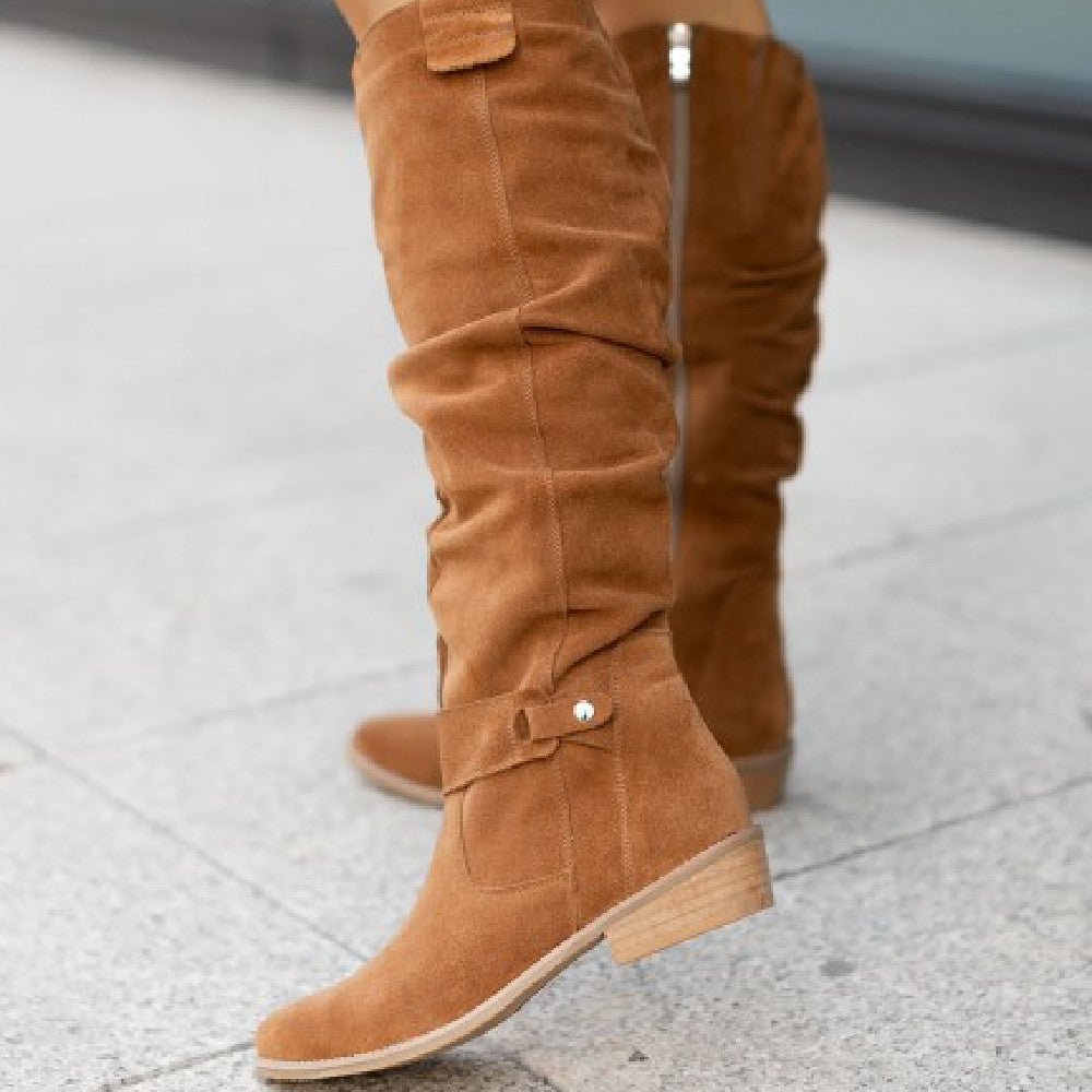 EB | Bequeme Cowboy Stiefel mit Verspielten Details und Eleganter Ausstrahlung