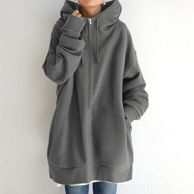 EB | Herbst Hoodie Übergröße Cassandra