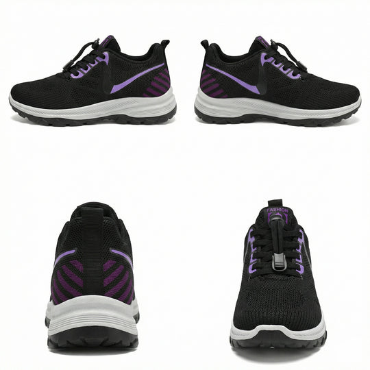 Damen Sportliche Laufschuhe mit atmungsaktivem Obermaterial und komfortabler Dämpfung EB