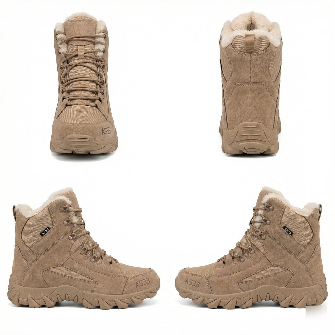 Herren Winter-Wanderstiefel mit isolierendem Futter und rutschfester Sohle EB