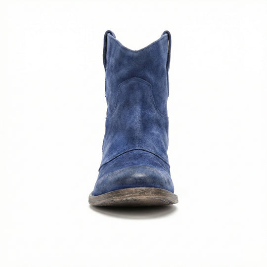 Kurze Cowboy-Stiefel | Western | Wildleder | Knöchel-Stiefel | Damenstiefel EB