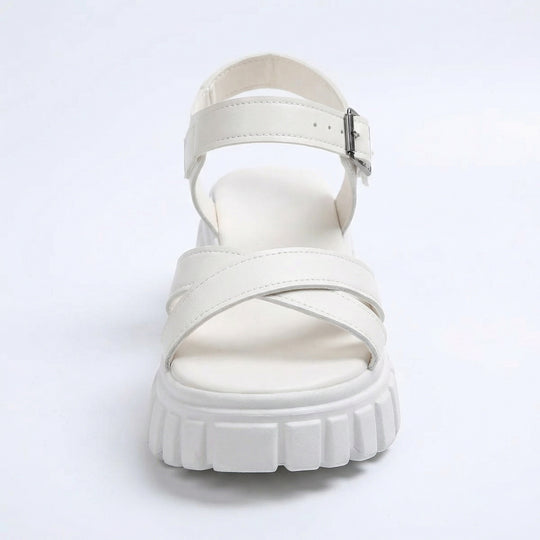 EB | Einfarbige Freizeitsandalen