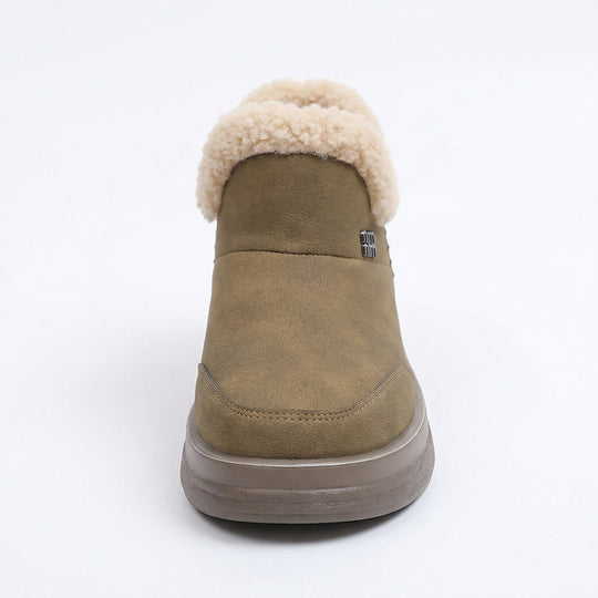 Damen Lammfell gefütterte Winterstiefel EB