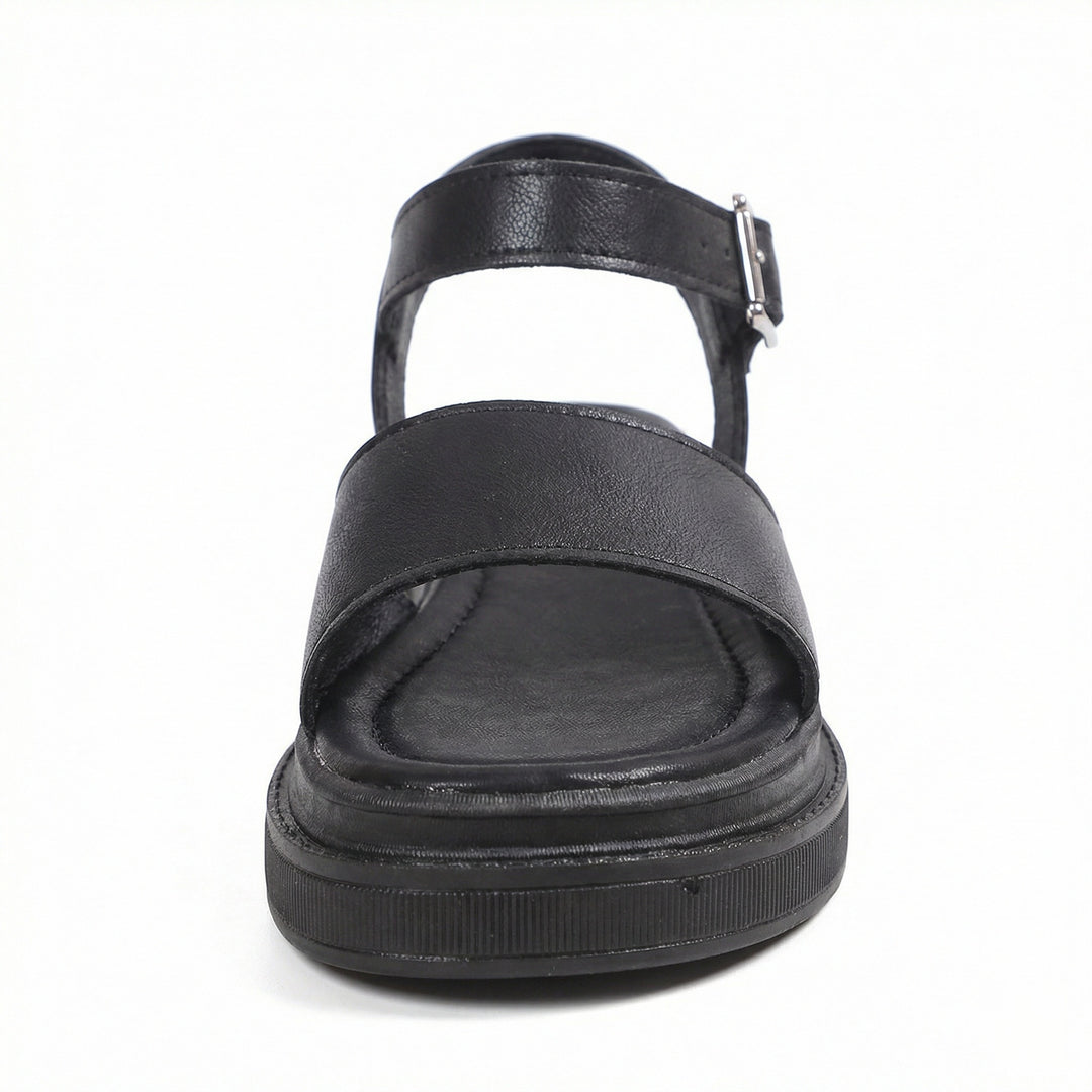 Damen Komfortable Sandalen mit verstellbarem Knöchelriemen EB