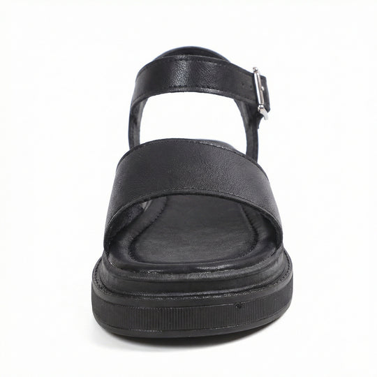 Damen Komfortable Sandalen mit verstellbarem Knöchelriemen EB