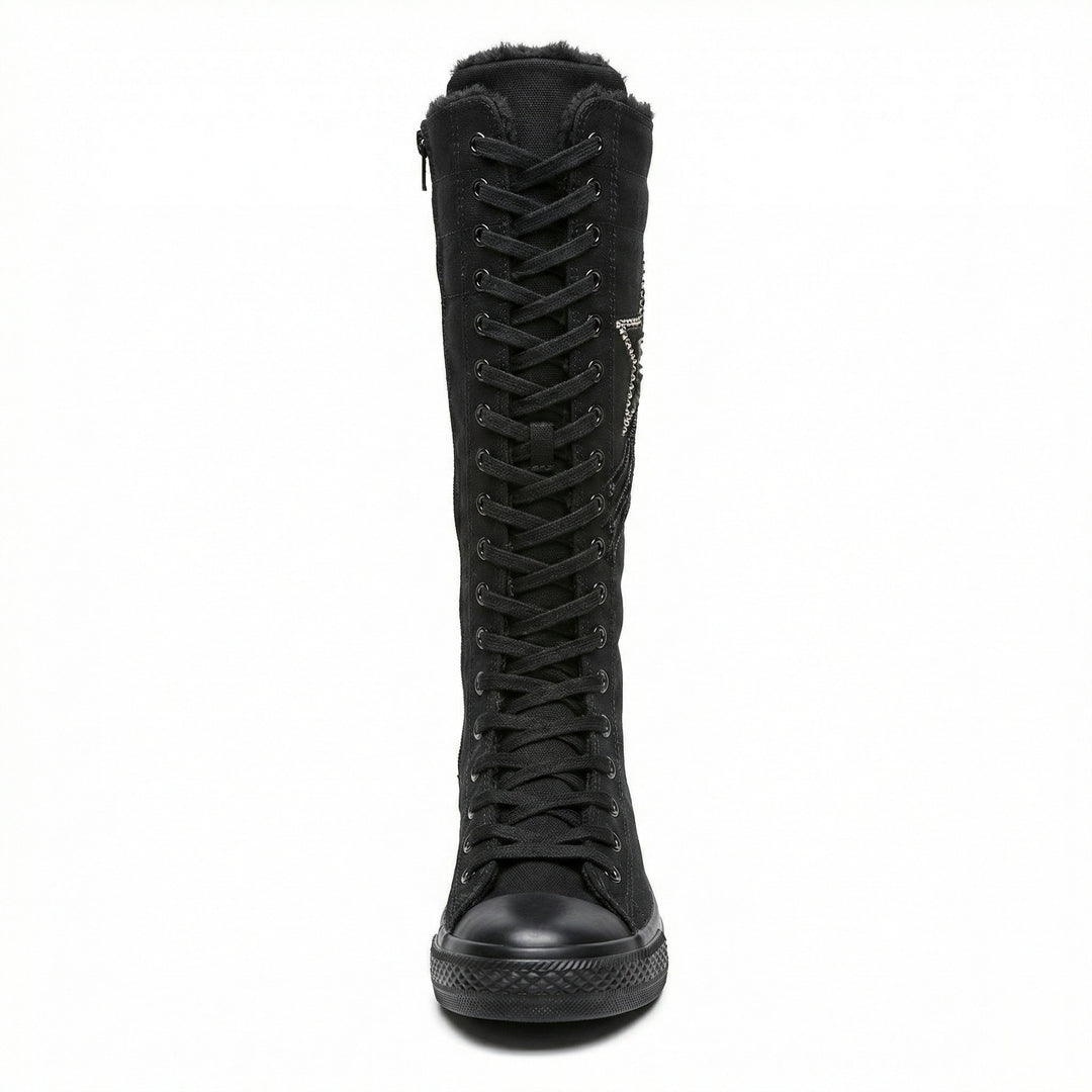 EB - Schnürstiefel mit Quasten
