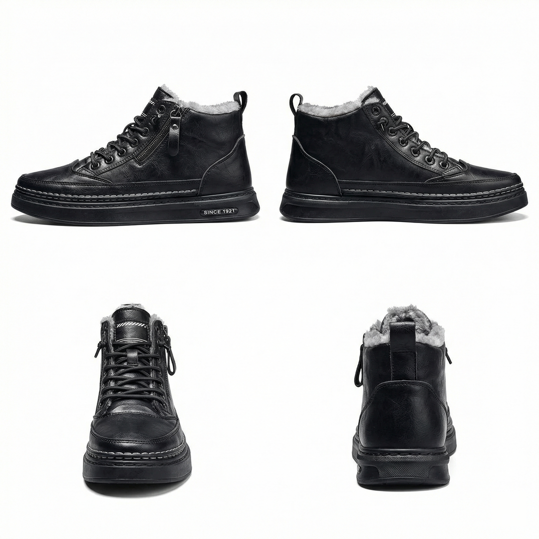 EB | Herren Schneestiefel mit warmem Baumwollfutter und rutschfester Sohle