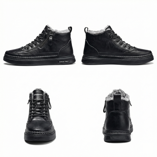 EB | Herren Schneestiefel mit warmem Baumwollfutter und rutschfester Sohle
