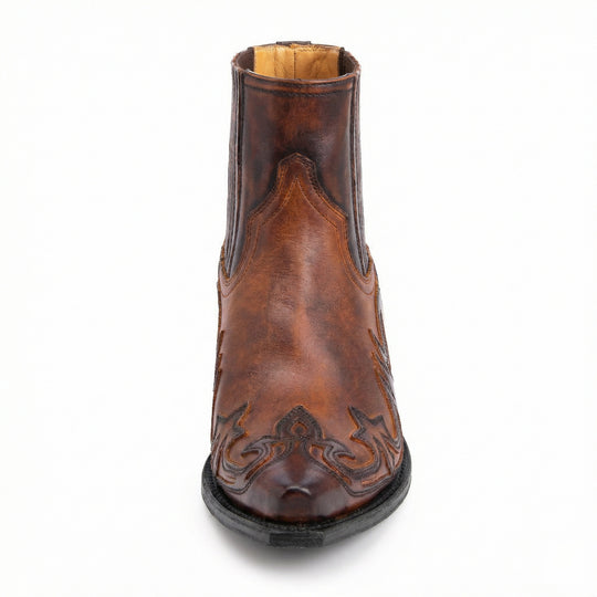 Robuste Leder-Cowboystiefel für Damen EB