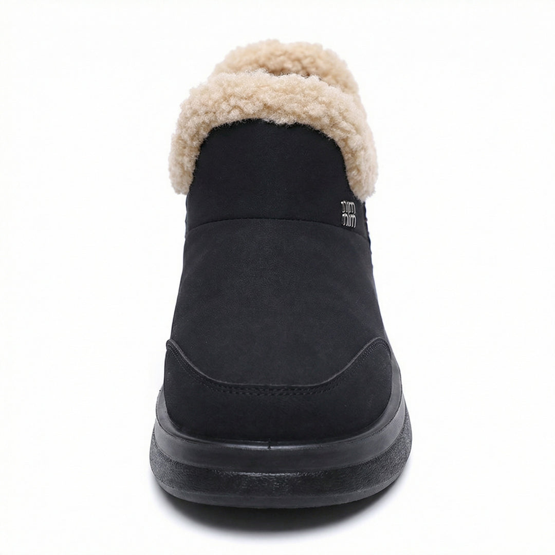 Damen Lammfell gefütterte Winterstiefel EB