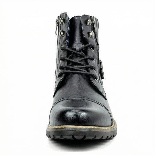 Motorradstiefel aus echtem Leder EB
