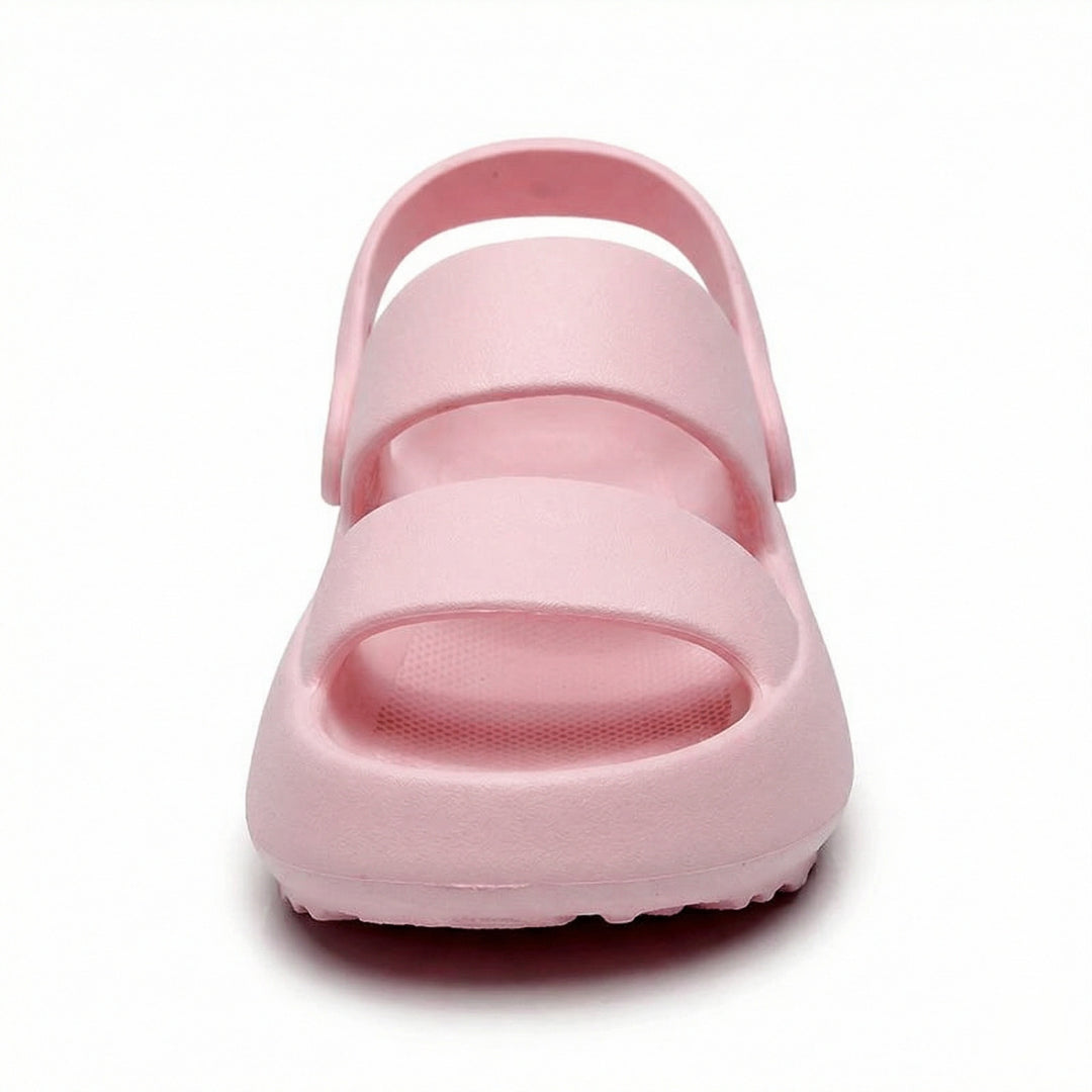 EB | Orthopädische Sandalen Comfort Plus Pantoletten mit Doppelriemen Gepolsterte, Lässige Slip-On-Sandalen