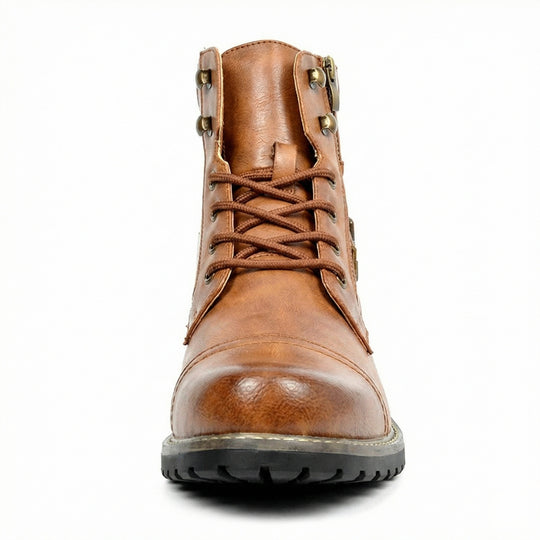 Motorradstiefel aus echtem Leder EB