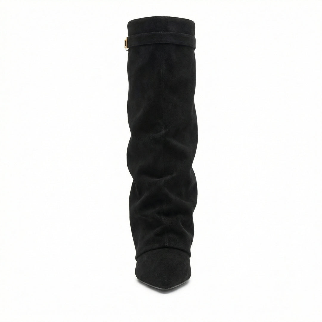 Wildlederstiefel Für Damen EB