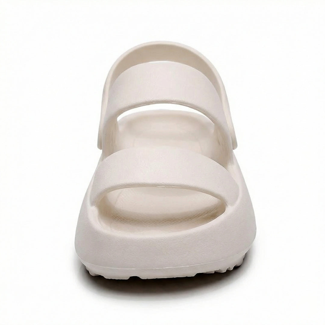 EB | Orthopädische Sandalen Comfort Plus Pantoletten mit Doppelriemen Gepolsterte, Lässige Slip-On-Sandalen