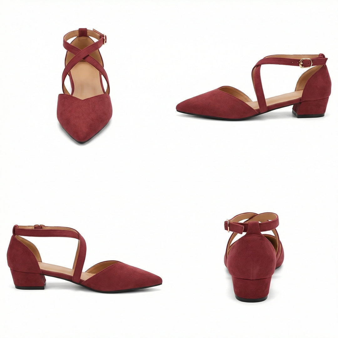 EB | Modische Flache Sandalen mit Spitzer Spitze