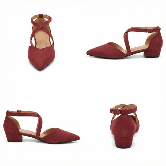 EB | Modische Flache Sandalen mit Spitzer Spitze