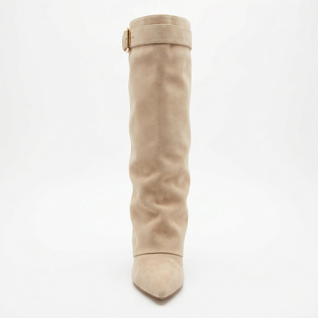 Wildlederstiefel Für Damen EB