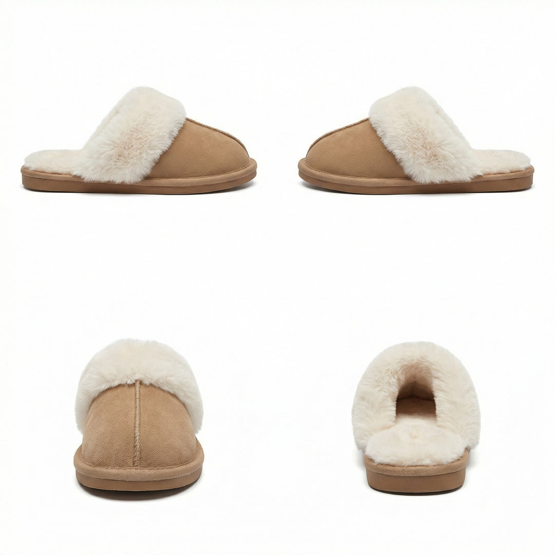 Winterhausschuhe - Warm - Fell - Hausschuhe - Damenschuhe EB