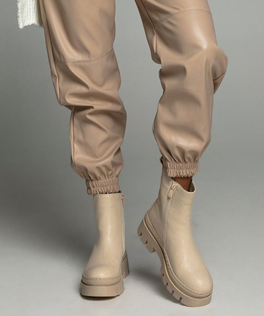 EB | Beige Kurze Stiefel