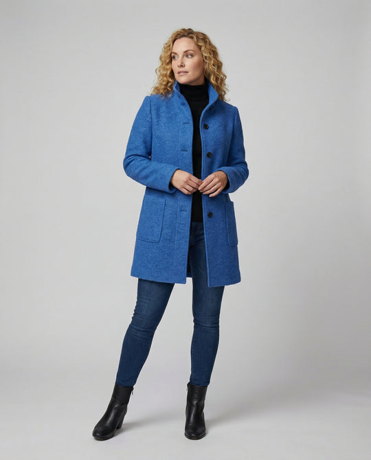 EB | Elegante Jacke Aus Wollmischung Wolle Warm, Stilvoll