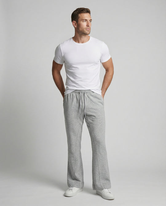 Unisex Sweathose weit mit Kordelzug