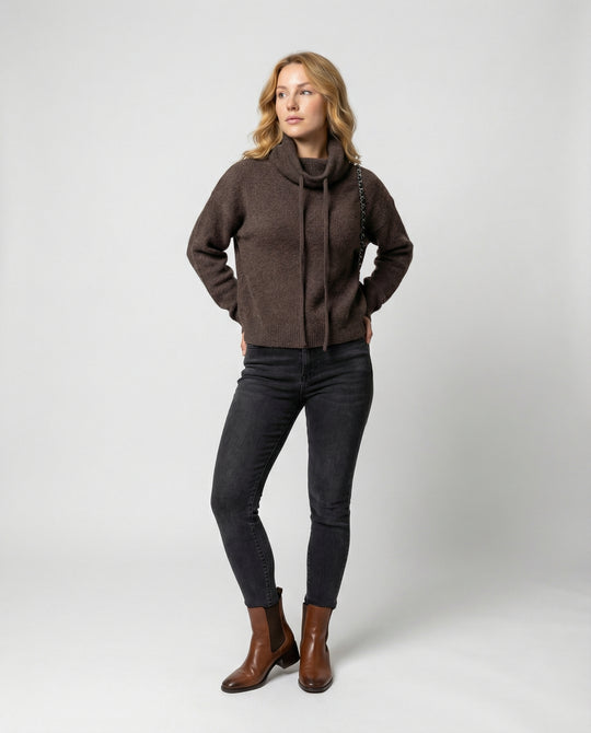 EB | Merinowolle Damen Rollkragenpulli