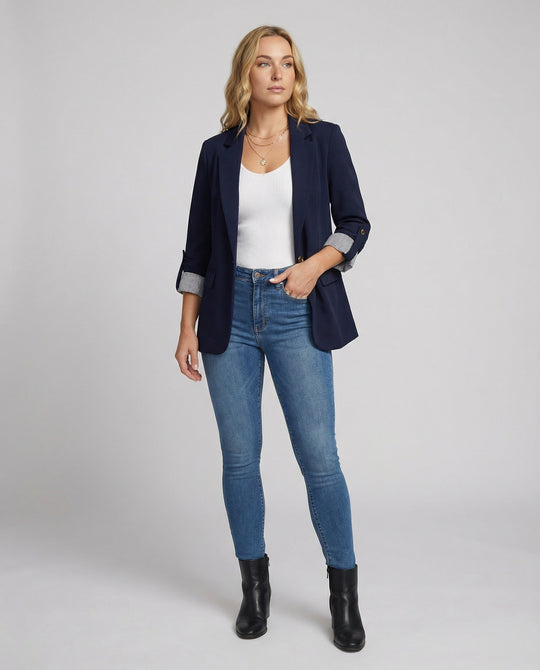 EB | Eleganter Business Longblazer Mit