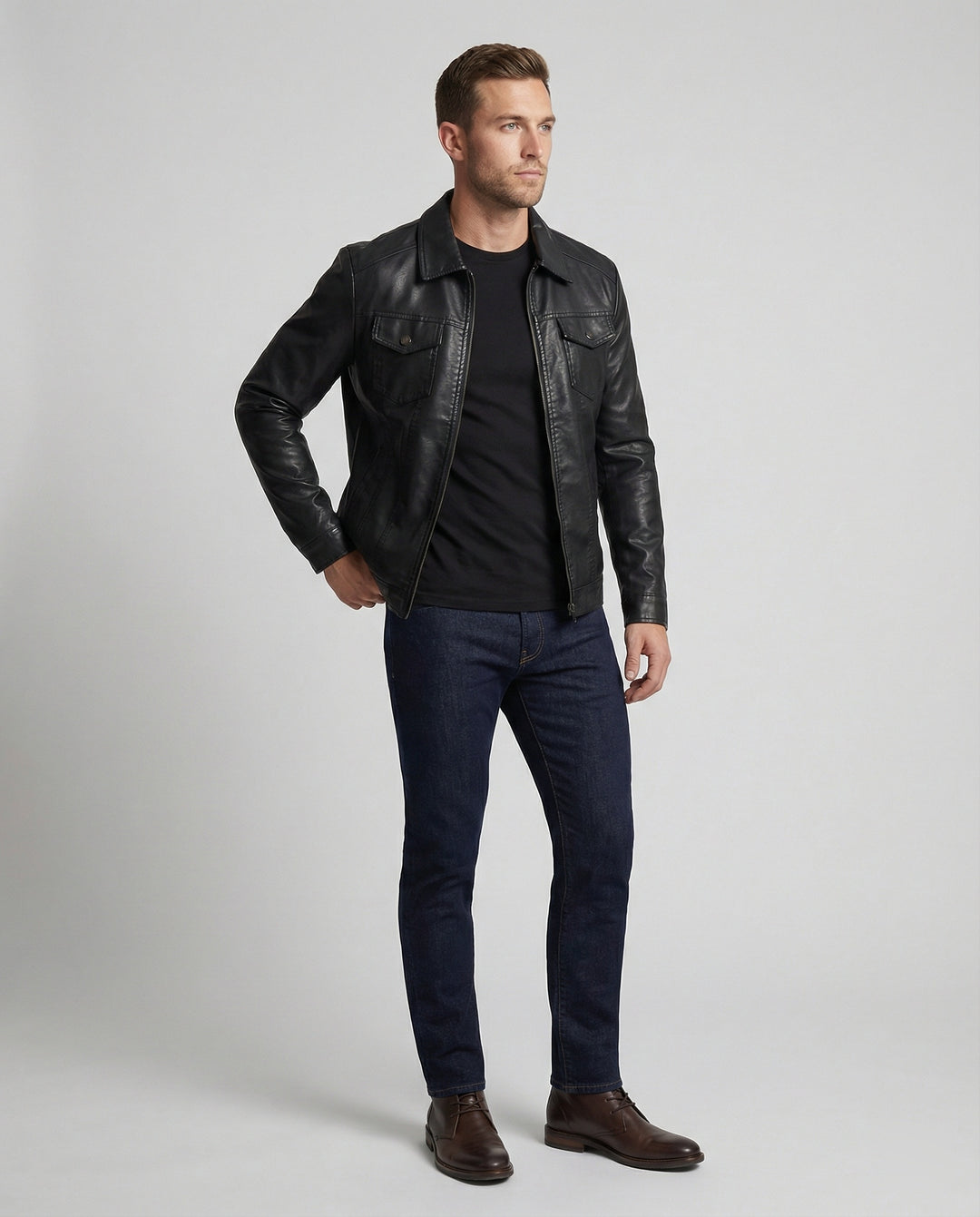 EB | Exklusive Herren-Lederjacke in Premium-Qualität