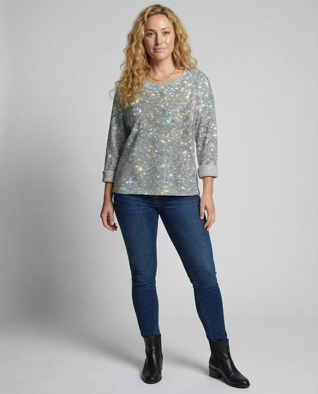 EB | Sweatshirt mit Rundhalsausschnitt