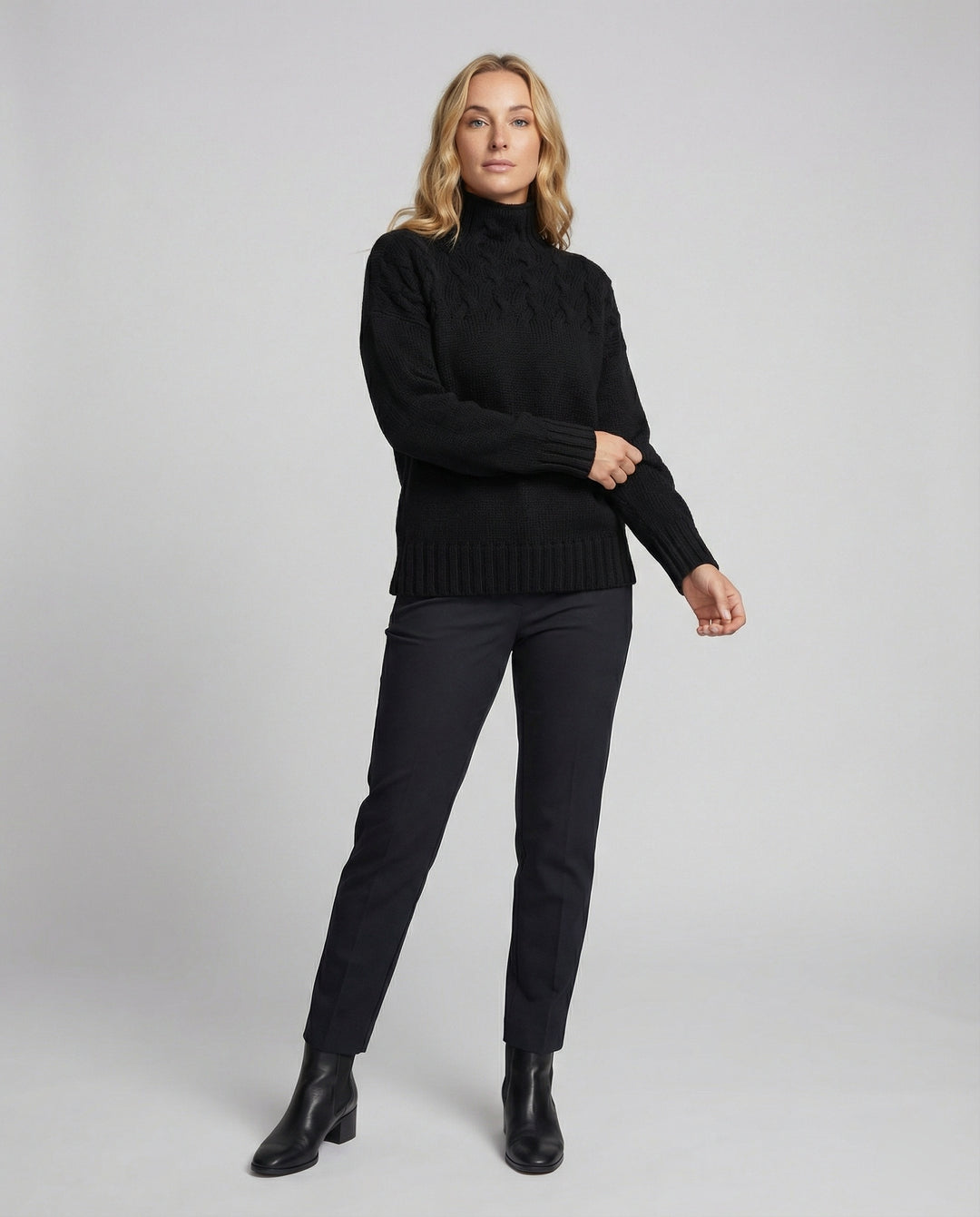 EB | Damen Strickturtleneck Pullover
