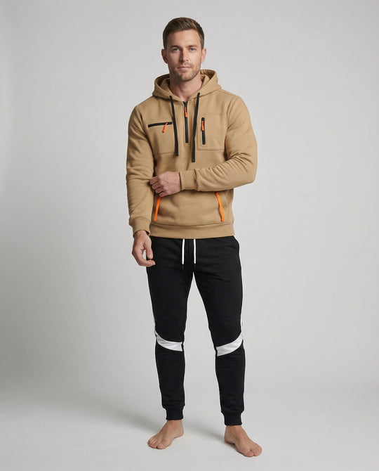 Herren sportliches Hoodie- und Jogginghosen-Set EB
