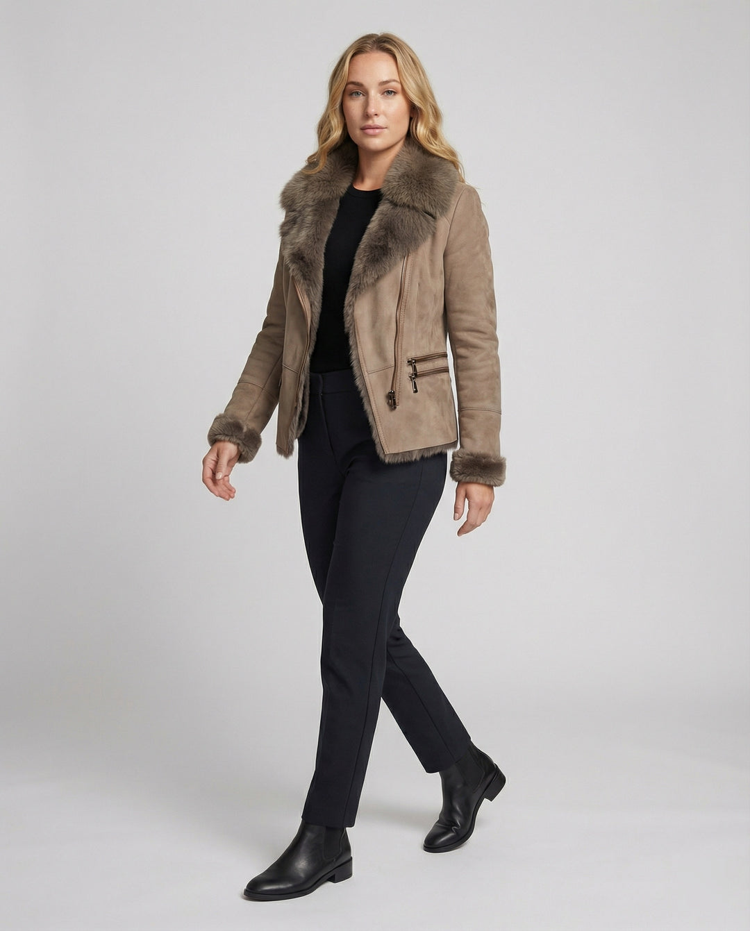 EB | Winterjacke mit Elegantem Kragen für Den Winter