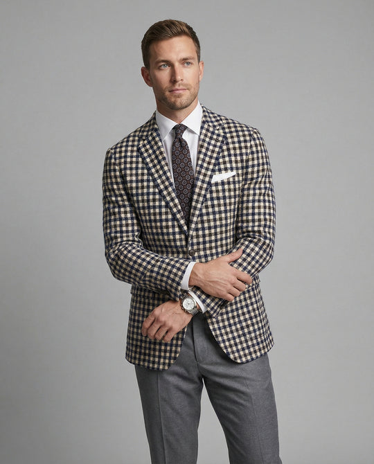 Herren karierter Blazer – sportlich eleganter Herren Blazer