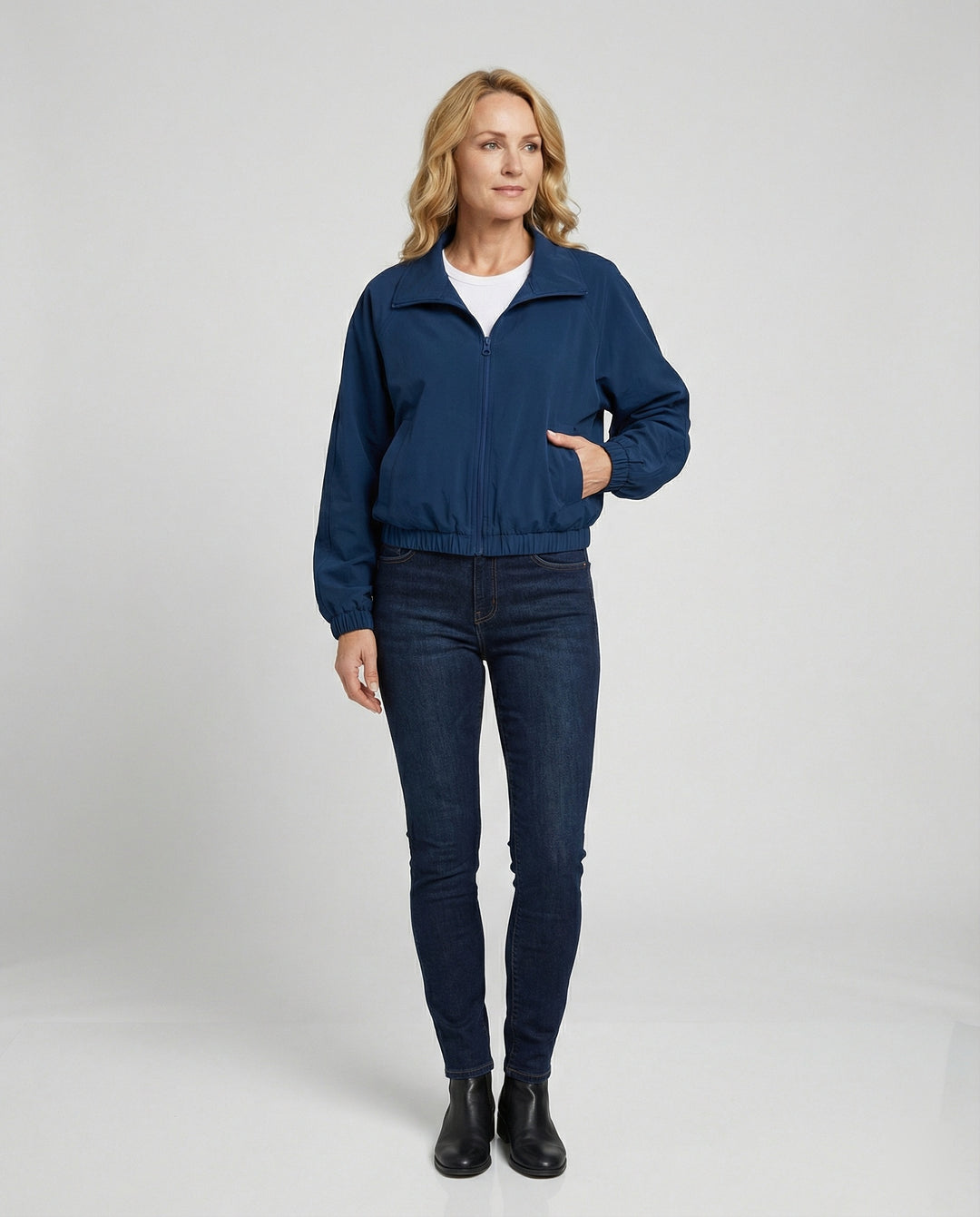 Leichte Trainingsjacke Tailliert Damen
