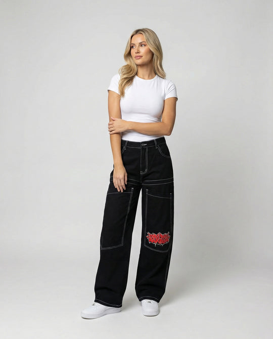 Denim Baggy Jeans mit Weiter Passform & Lässigem Stil | EB