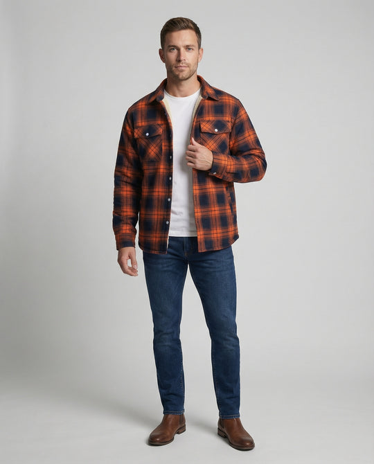 EB | Karierte Jack mit Fleece-Futter