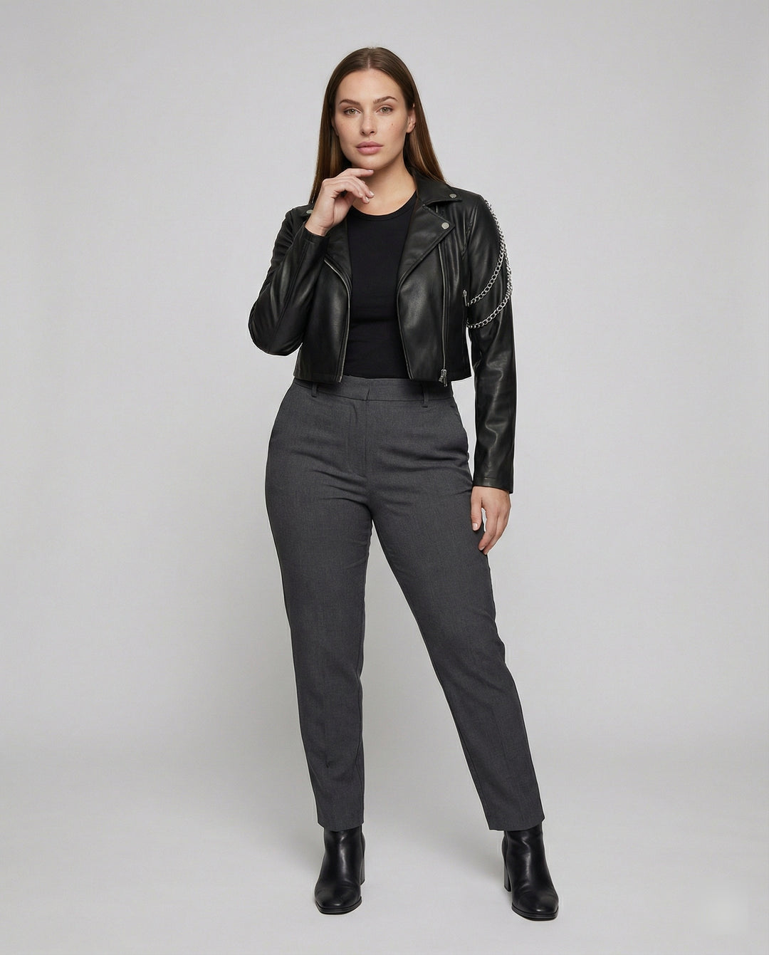 EB | Gekürzte Biker Jacke