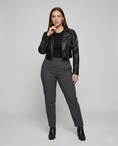 EB | Gekürzte Biker Jacke