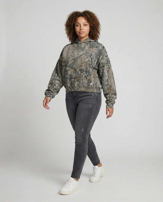EB | Retro Unisex Hoodie mit Camouflage-Muster