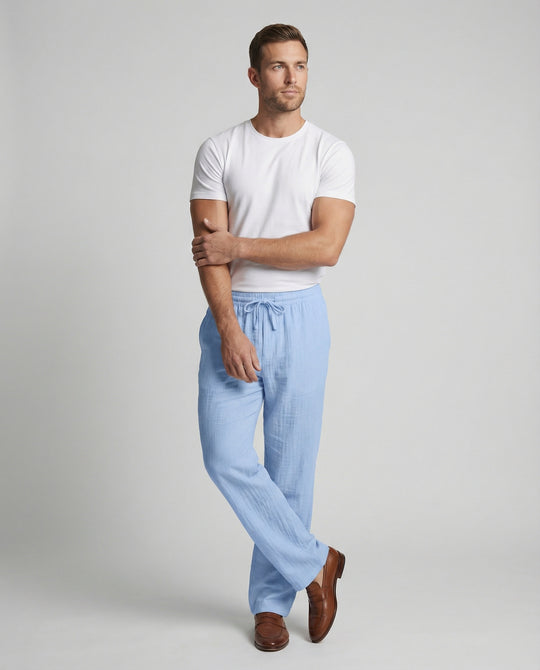 Herren lässige Leinenhose EB